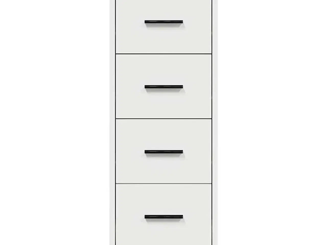 Billede 6 - Garageopbevaringsskab Hvid 30x51x85 cm Massivt træ Fyrretræ