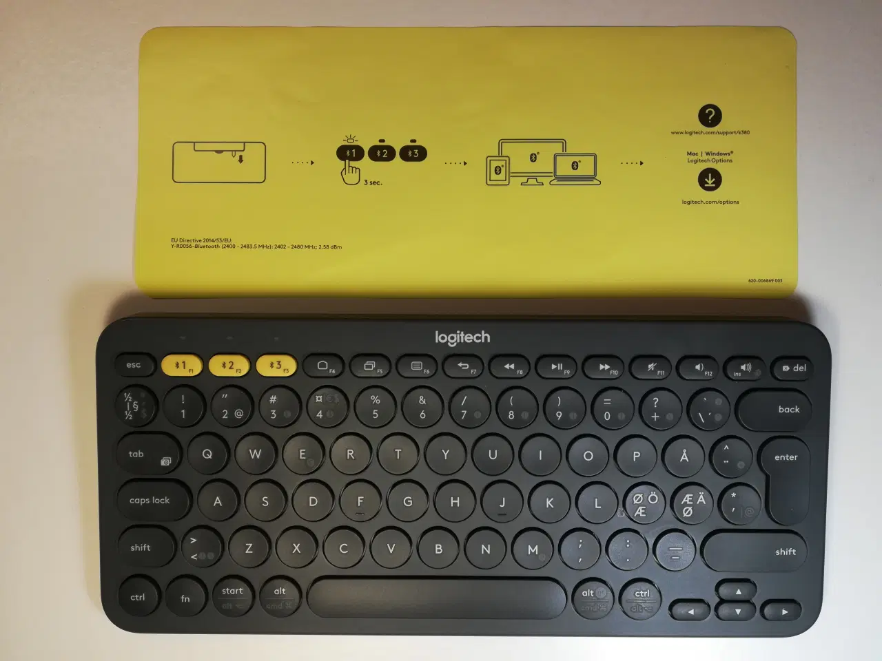 Billede 4 - Logitech K380 Bluetooth tastatur - grå