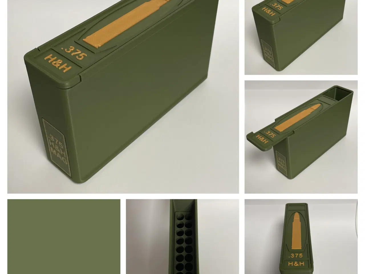 Billede 12 - Ammo bokse – 6-pack – flere kalibre