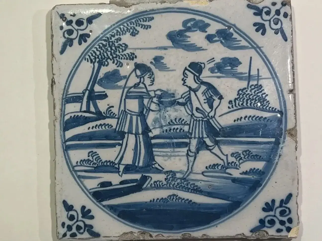 Billede 2 - Hollandske Delft klinker med religiøse motiver