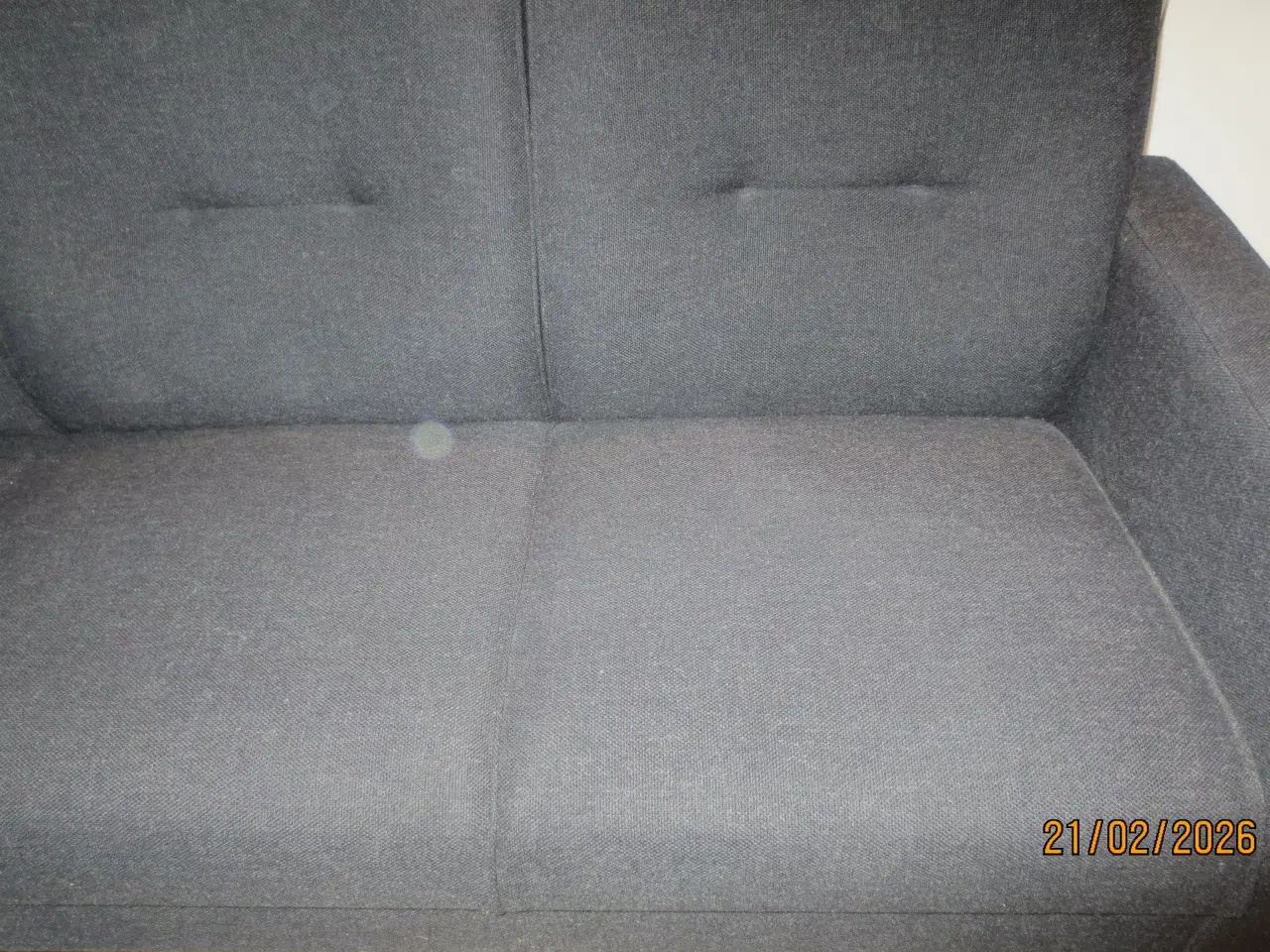Billede 2 - 1 stk Farstrup 4 personers sofa med sort stof