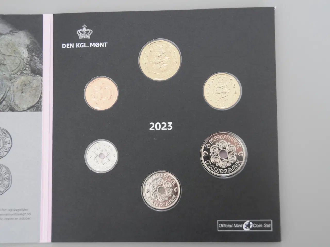 Billede 2 - MØNTSÆT 2023  det sidste sæt fra Den Kgl. Mønt