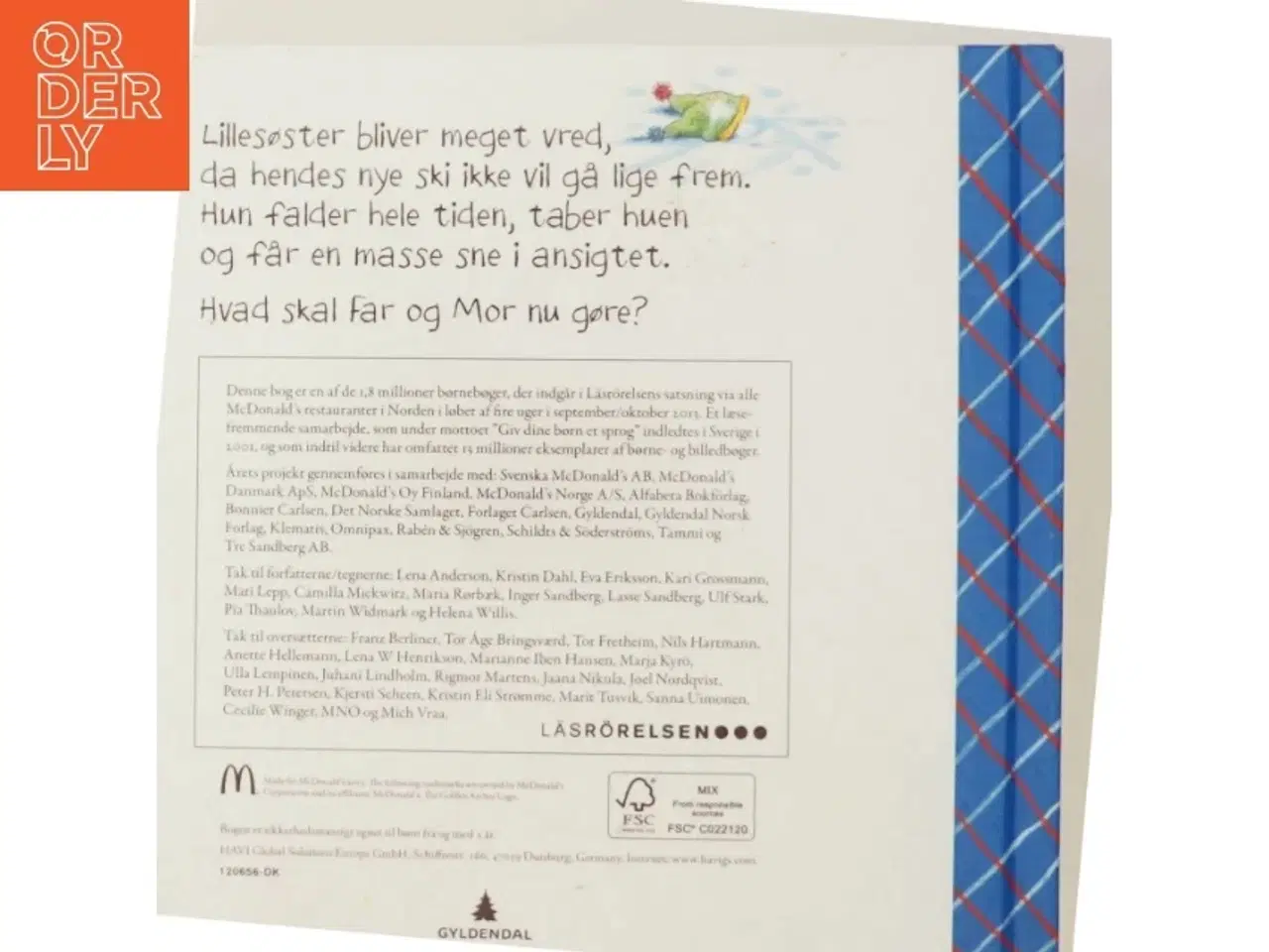 Billede 3 - Børnebog &#39;Lillesøster på Skitur&#39; fra Gyldendal