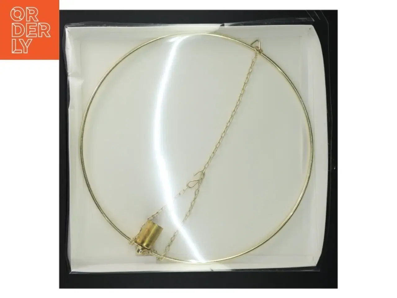 Billede 1 - Metallysestage til ophæng (str. Ø 30 cm)