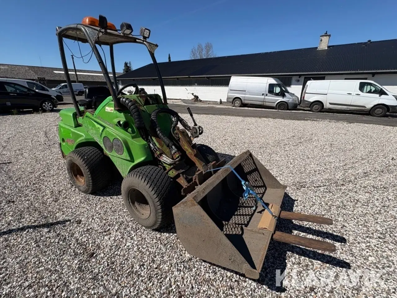 Billede 7 - Minilæsser Avant 365 staldkat med skovl og gafler