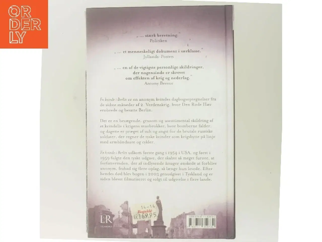 Billede 3 - En kvinde i Berlin : dagbogsoptegnelser fra den 20. april til den 22. juni 1945 (Ved Astrid Heise-Fjeldgren) af Anonyma (Bog)