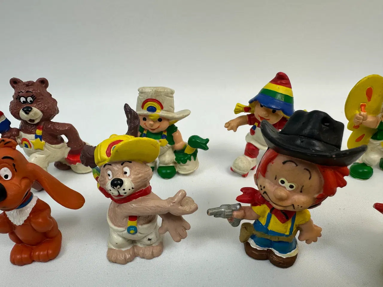 Billede 4 - 12 stk. retro figurer  Rainbow Kids (1980/81)