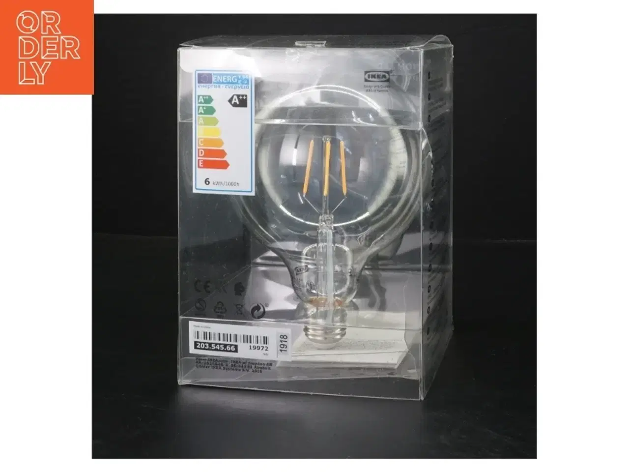 Billede 2 - LUNNOM LED pære 600lm 5.5W fra IKEA (str. 125x175 mm)