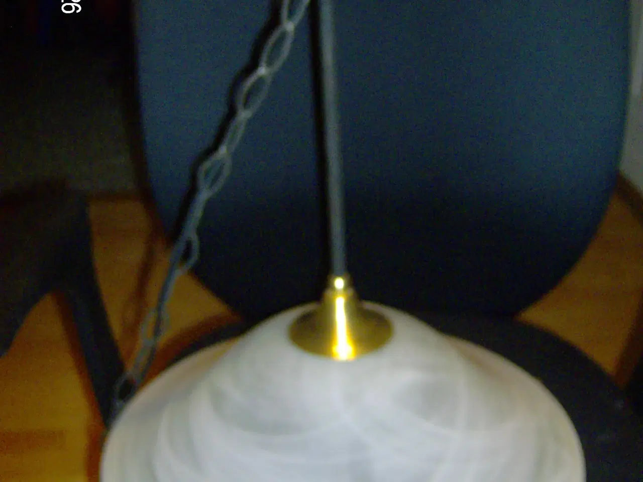 Billede 1 - Lampe med mattere glas