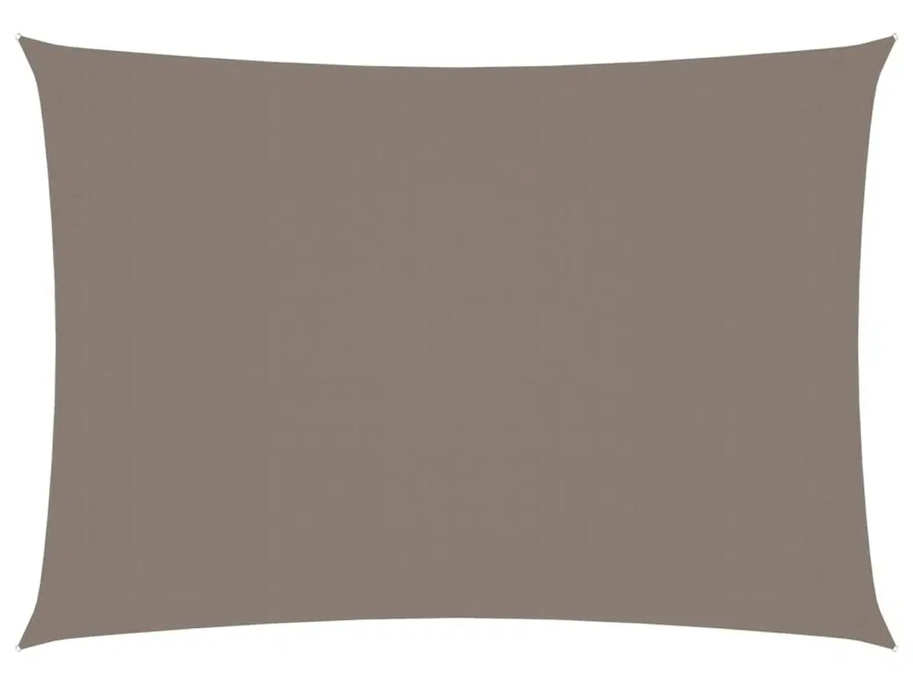 Billede 1 - Solsejl 3x5 m rektangulær oxfordstof gråbrun
