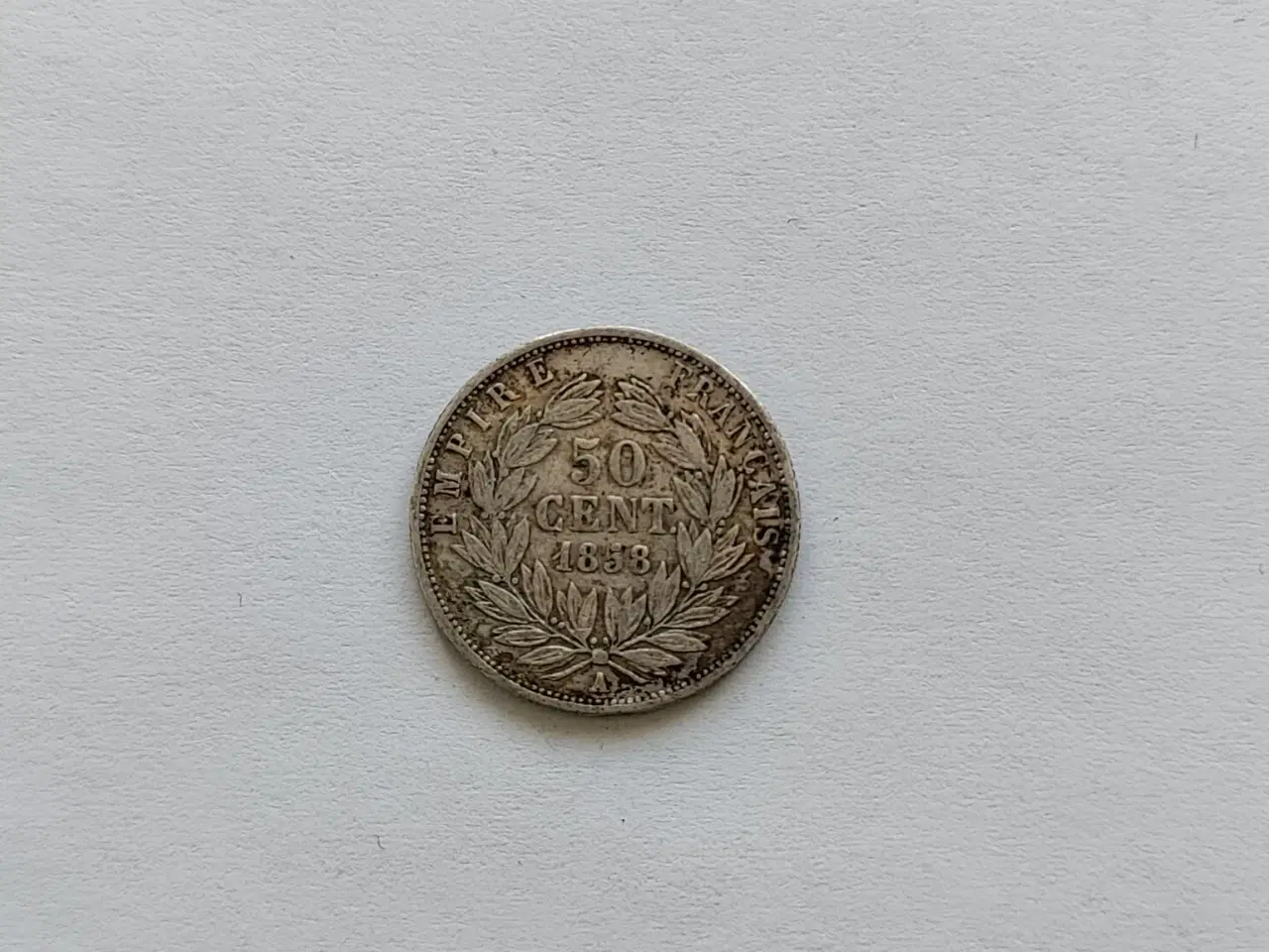 Billede 2 - 50 Cents 1858 A France - Bad condition