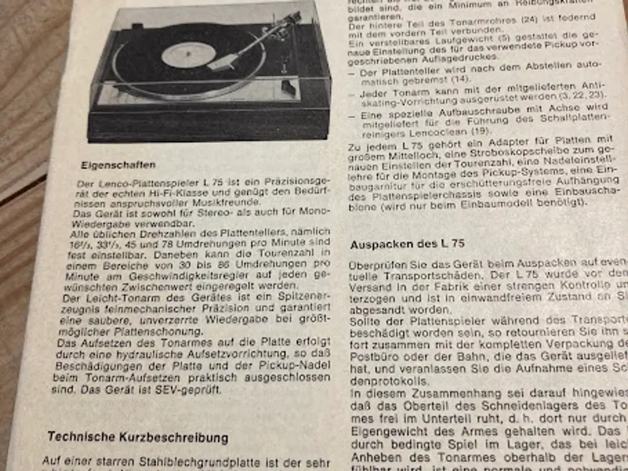 Billede 6 - Lenco L 75