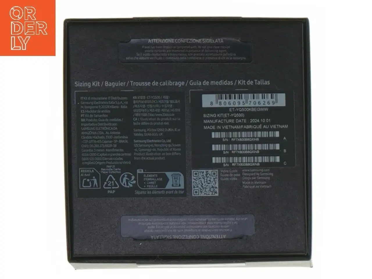 Billede 3 - Galaxy Ring Størrelseskit fra Samsung (str. 9 x 9. x 4 cm)