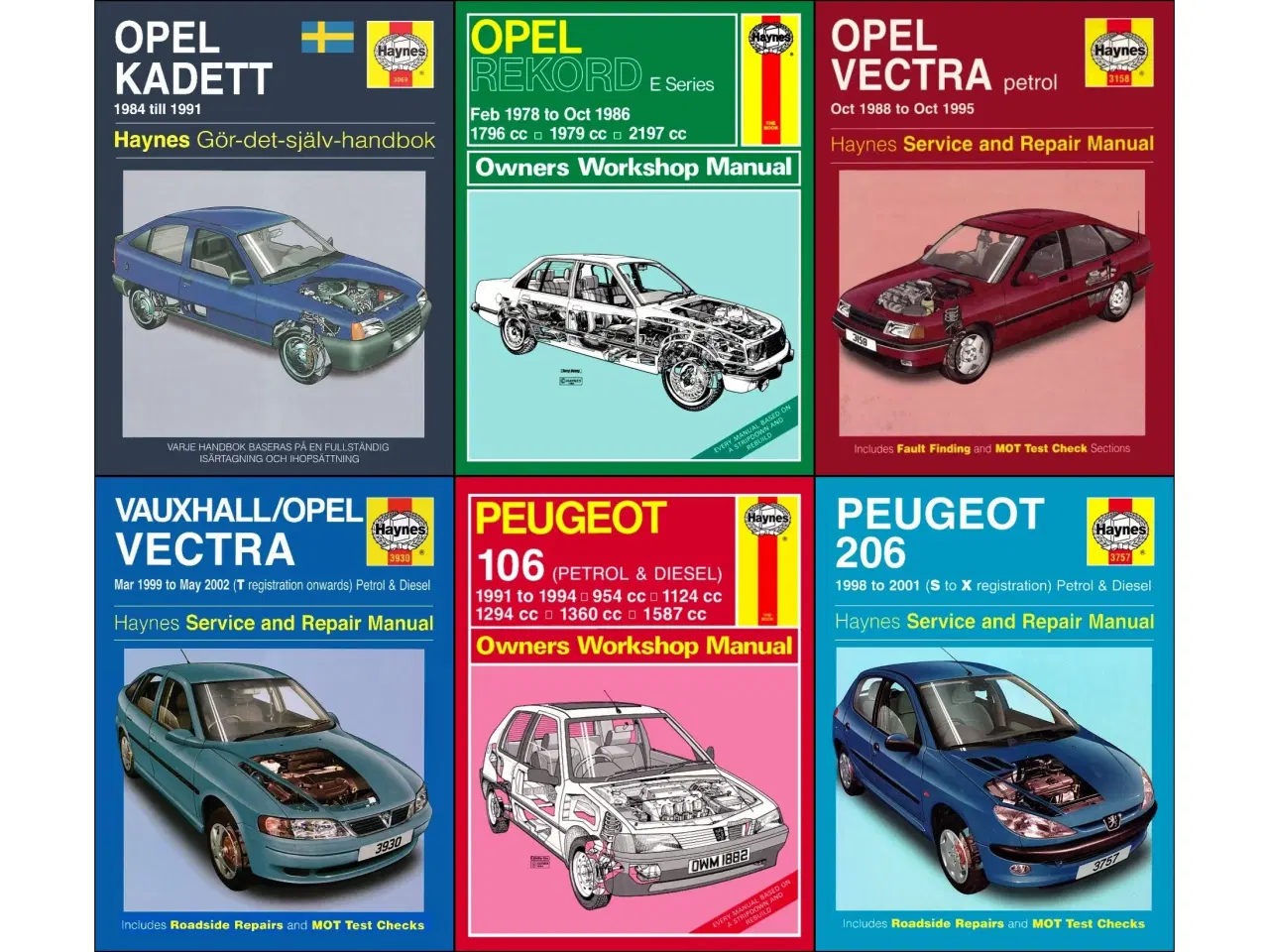 Billede 6 - Haynes - 61 Haynes Værkstedshåndbøger - 75 kr./bog