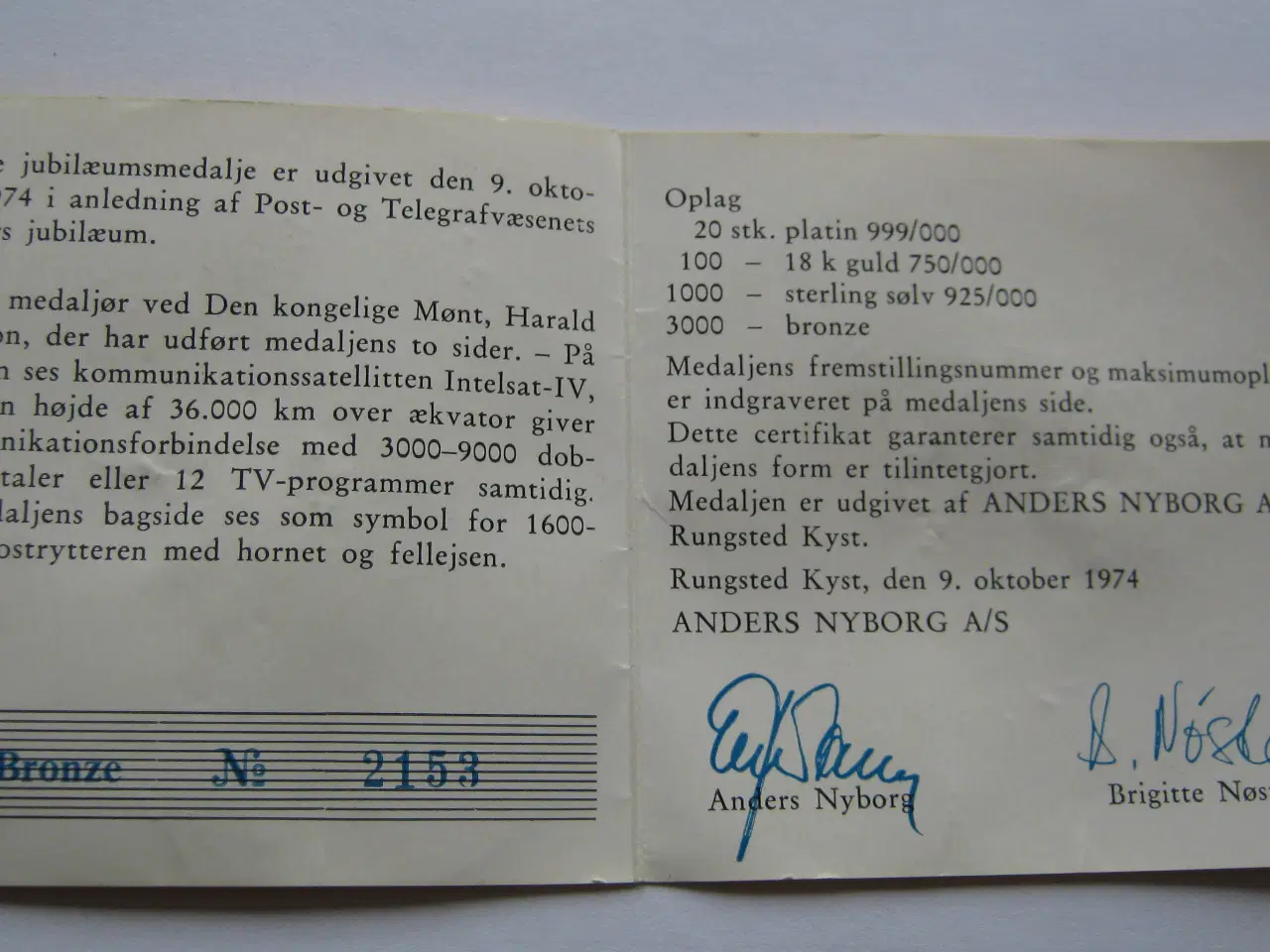 Billede 7 - MEDALJER I BRONZE