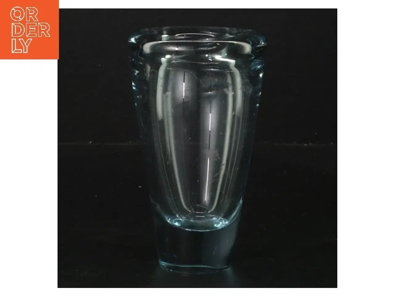 Billede 1 - Glasvase fra holmegaard(str. 13,5 cm)