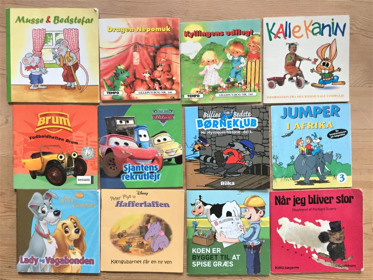 Billede 2 - 5 x 12 børnebøger, Lilleput, Disney m.fl.