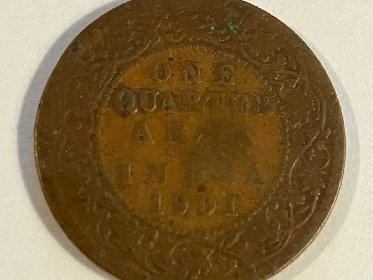 Billede 1 - 1/4 Anna India 1894