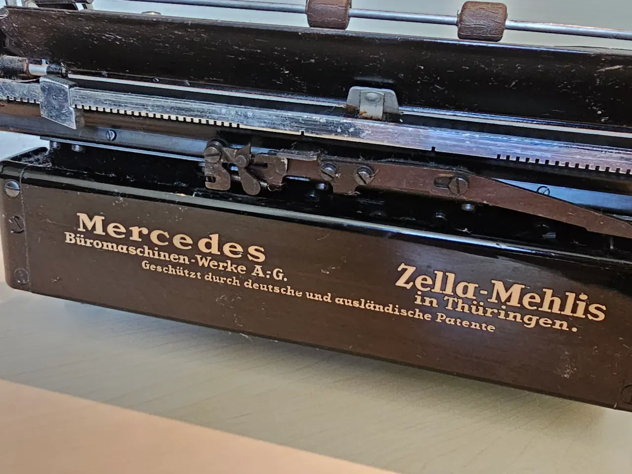 Billede 3 - Smuk Antik Mercedes Prima Skrivemaskine til Salg