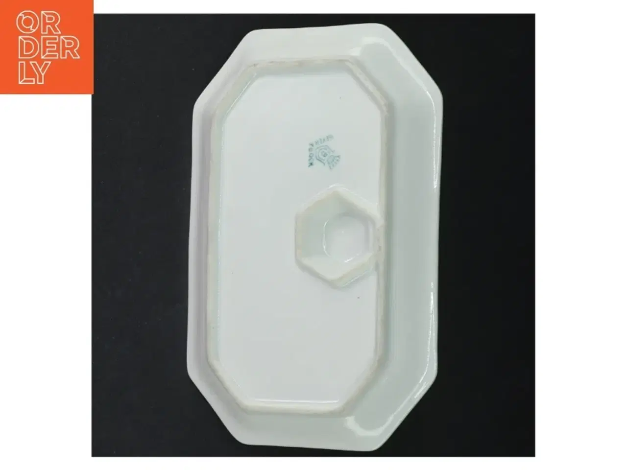 Billede 3 - Keramik blækhus med blækpresse fra Beyer & Bock (str. 19 x 12 cm)