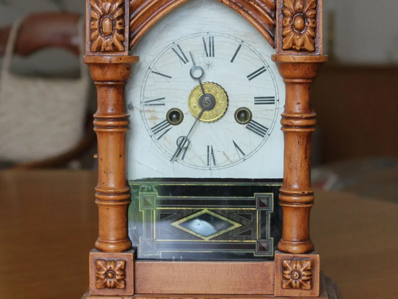 Billede 2 - Antik ur med vækkefunktion