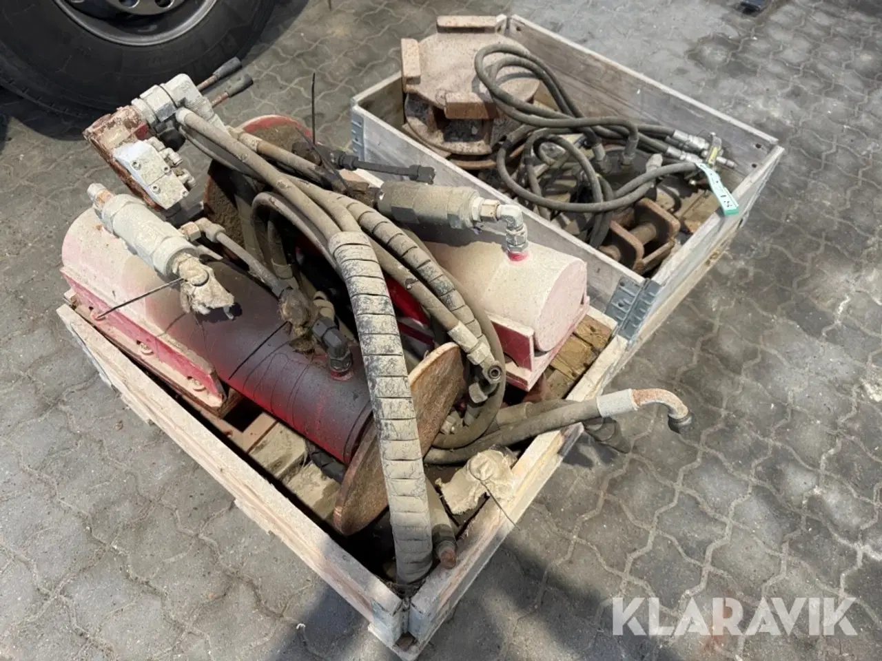 Billede 2 - Lot -Hydraulikstempler med rotator