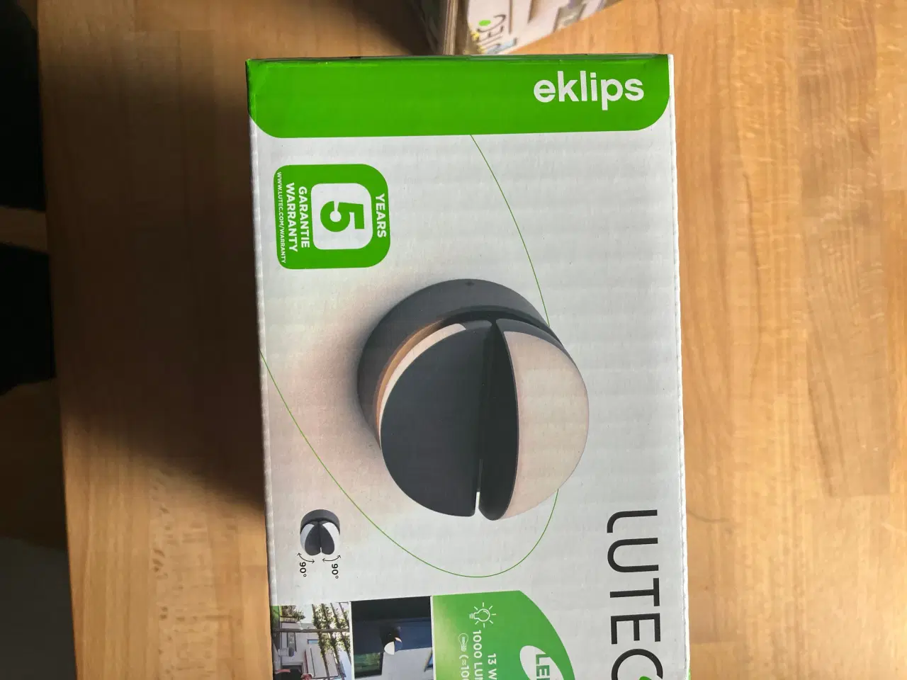 Billede 4 - Udendørslamper 3 stk. Lutec eklips IP54