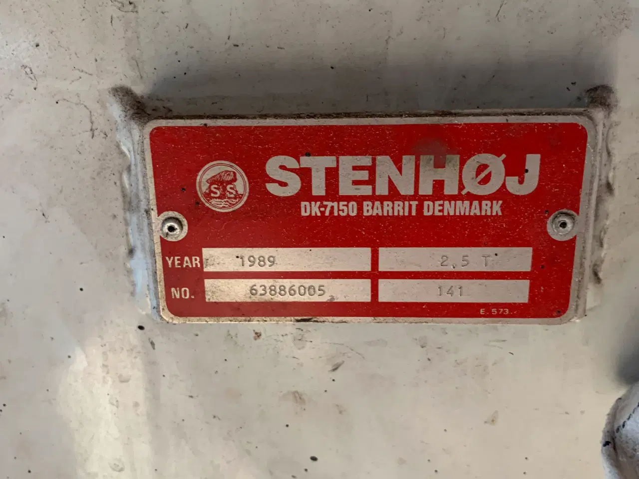 Billede 1 - Stenhøj Master Lift 2500kg