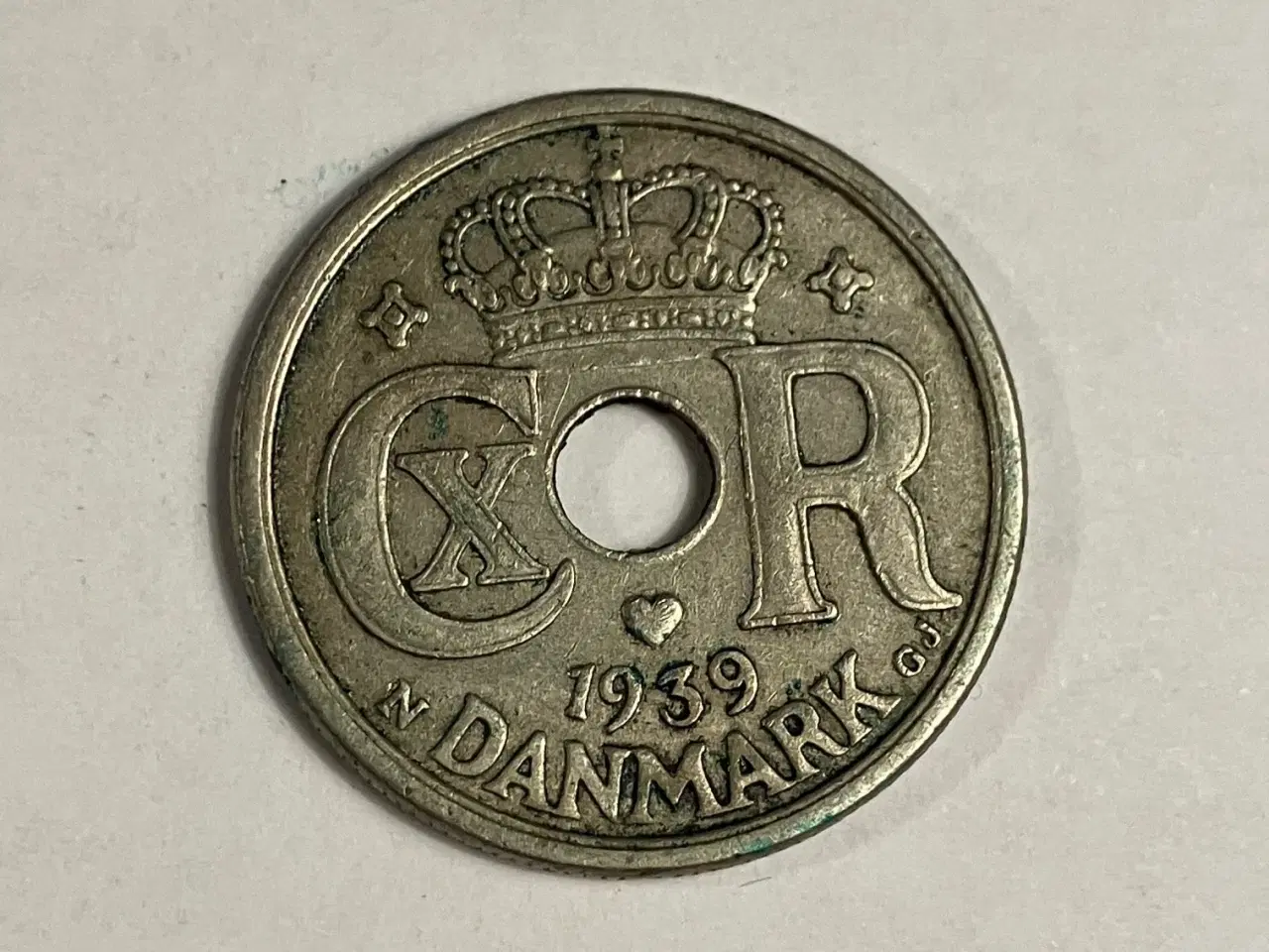 Billede 1 - 25 Øre 1939 Danmark