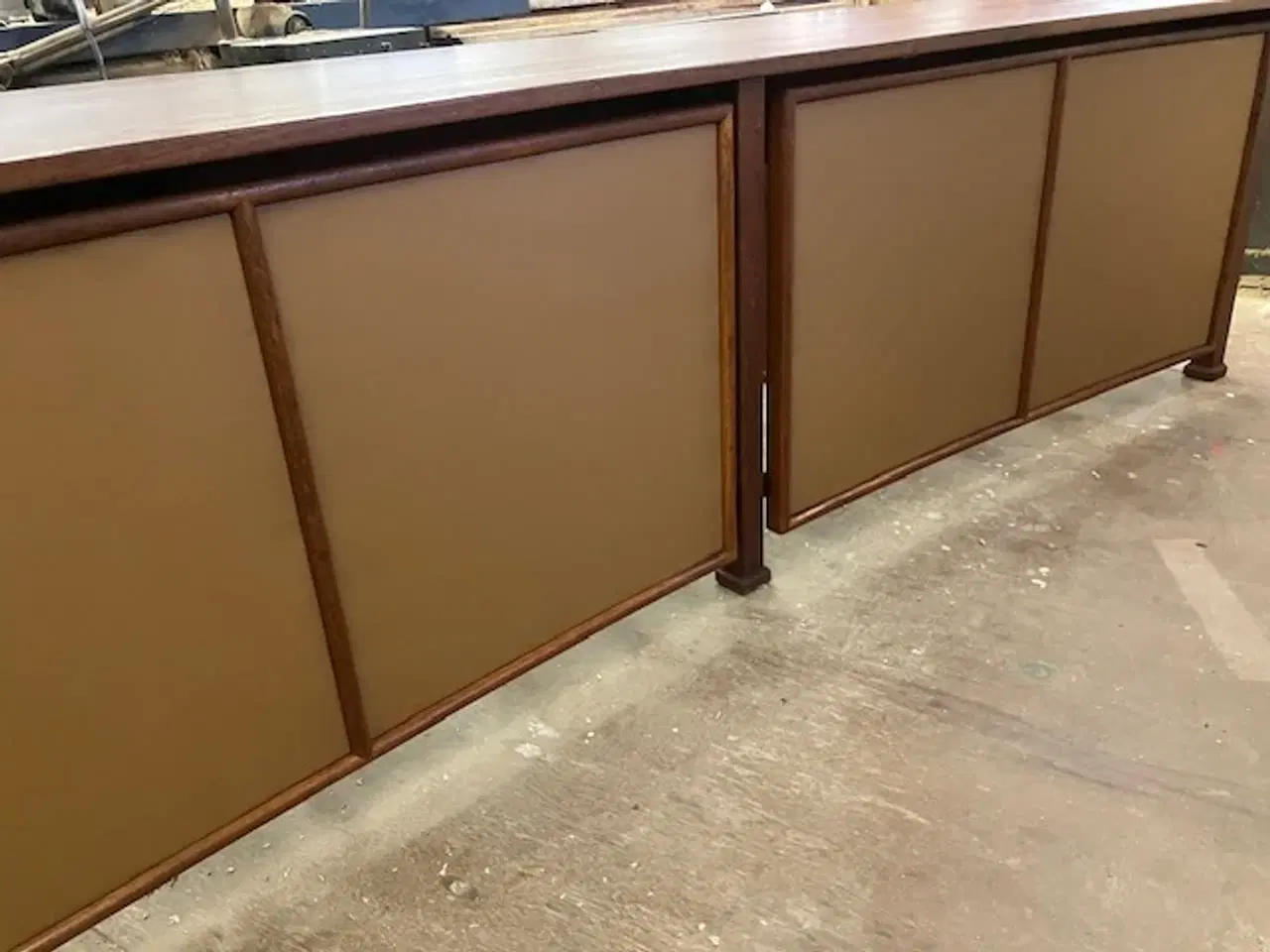 Billede 1 - Retro disk Massiv teak