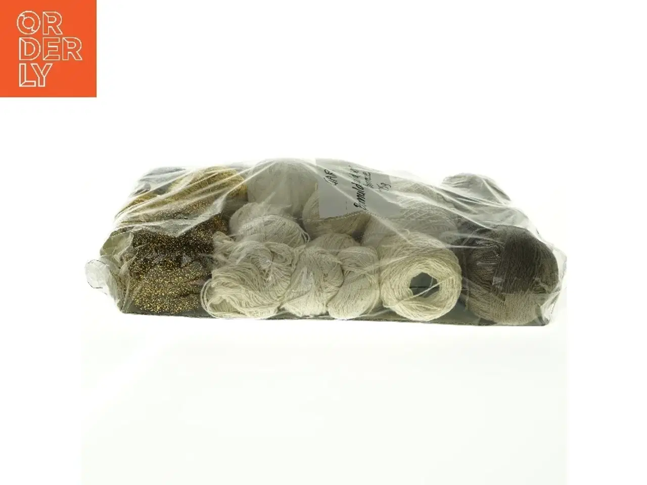 Billede 3 - Garn, bomuld, guldgarn m.m. (715 gram)