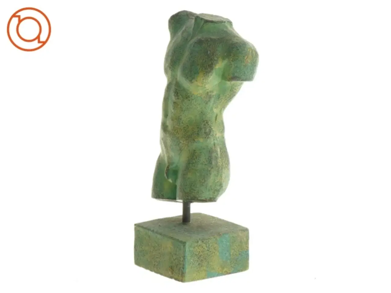 Billede 1 - Skulptur af mandekrop (str. 14 x 6 cm)