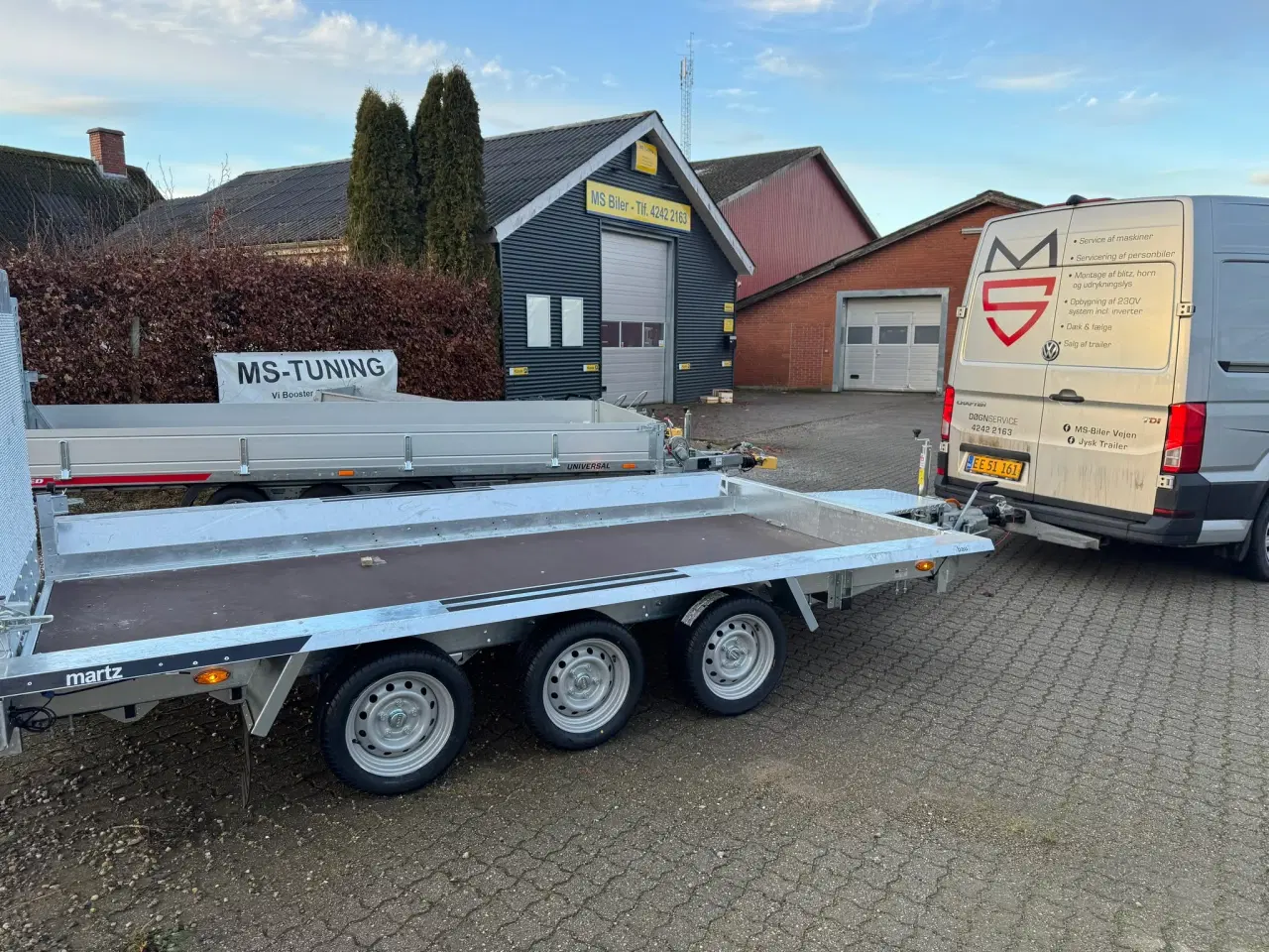 Billede 3 - MaskinTrailer 3 Aksler 3500KG