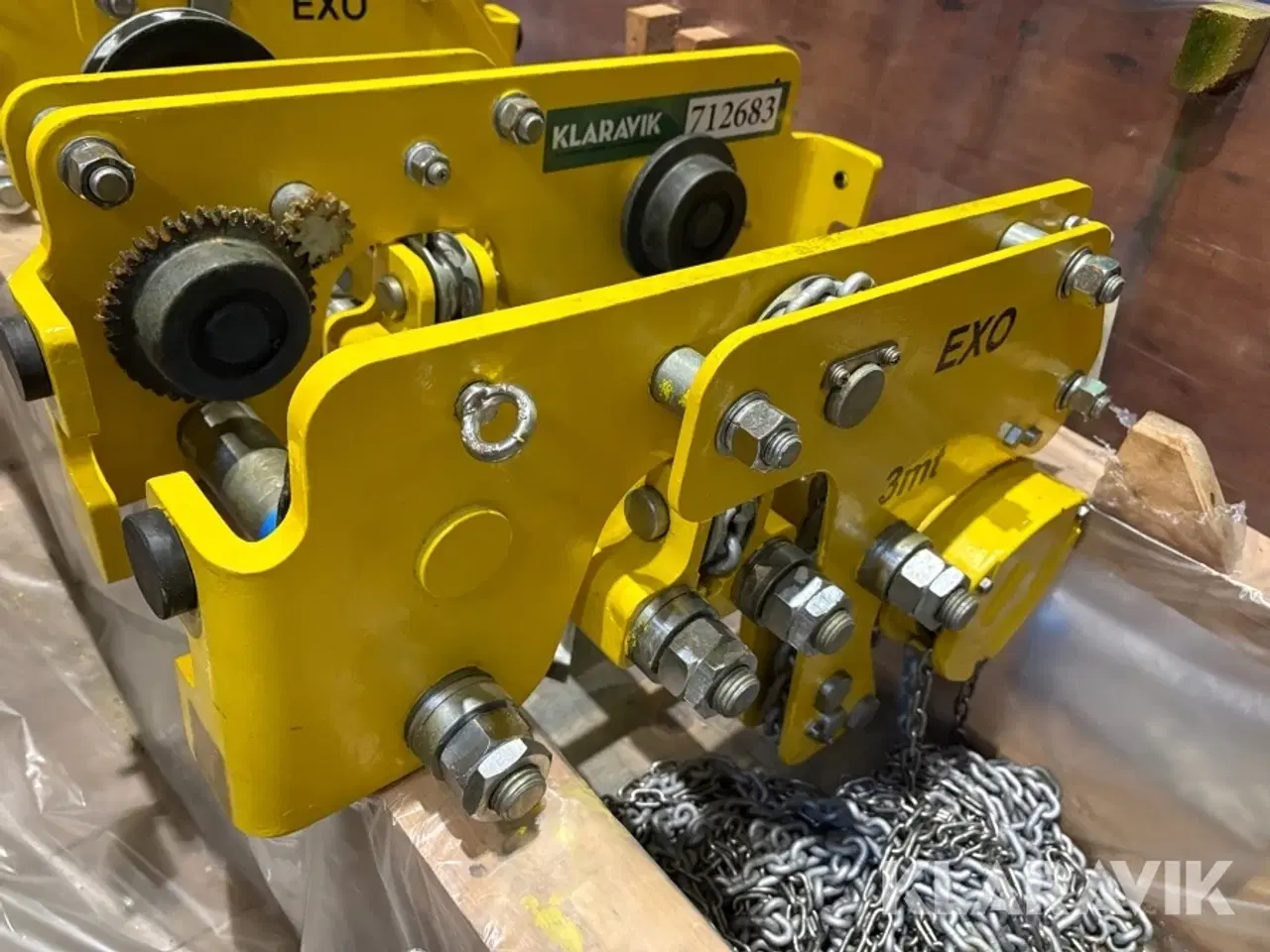 Billede 1 - Løbekat med talje Exo 3 tons - med side og endeforskydning