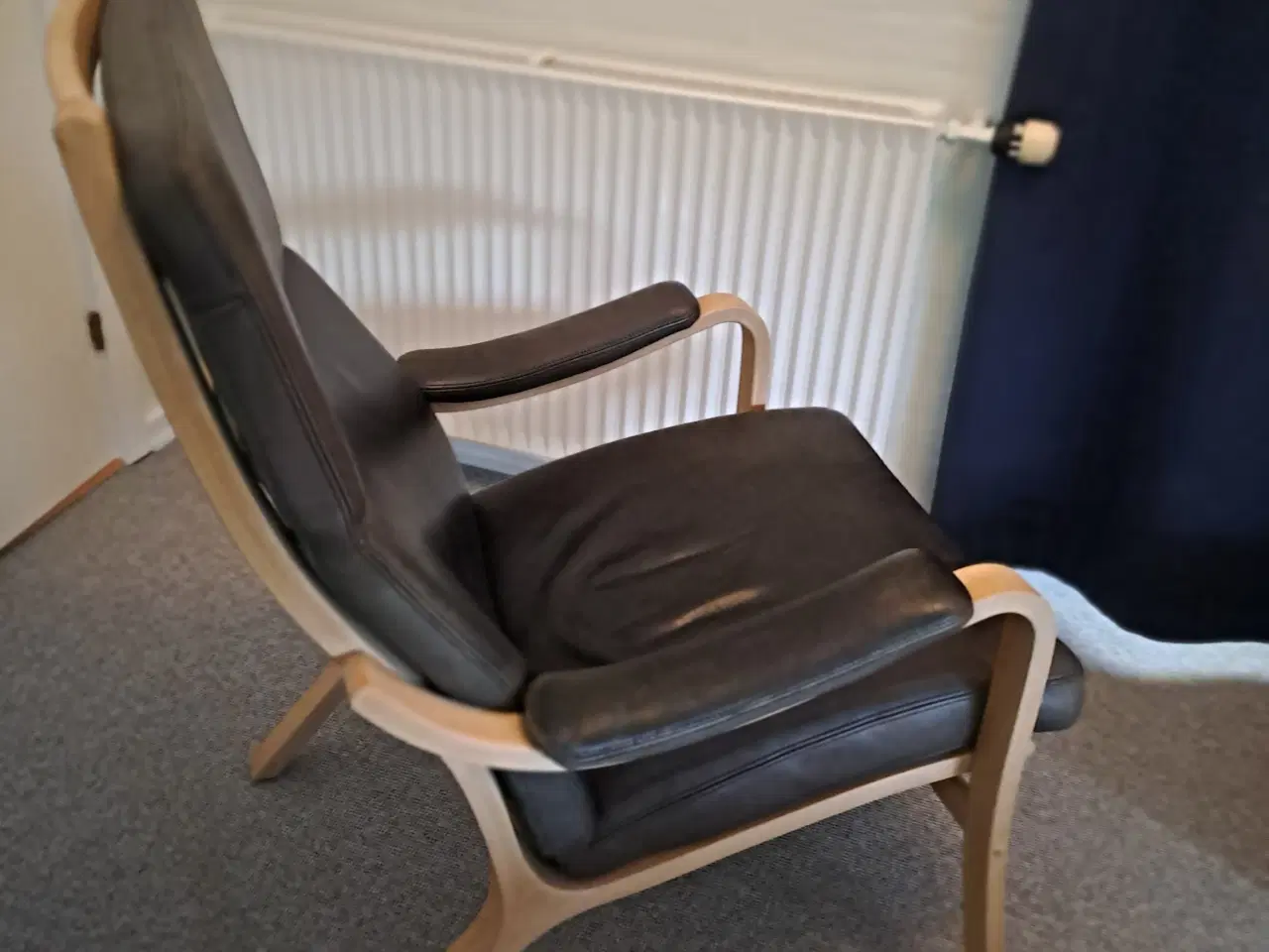 Billede 2 - Læderlænestol  