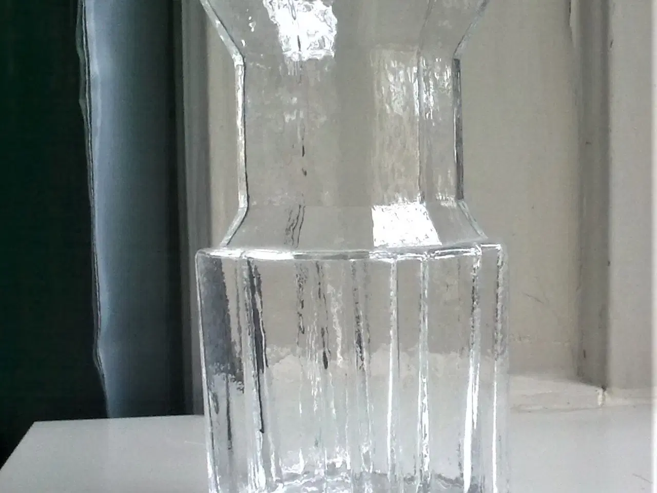 Billede 6 - Is glas skulptur RETRO grenvase NY formgivning