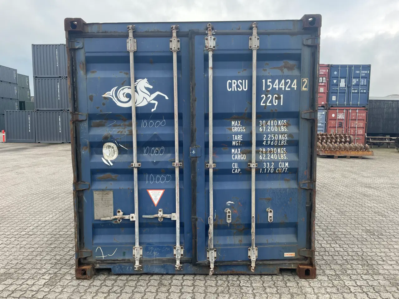 Billede 1 - 20 fods Container - ID: CRSU 154424-2