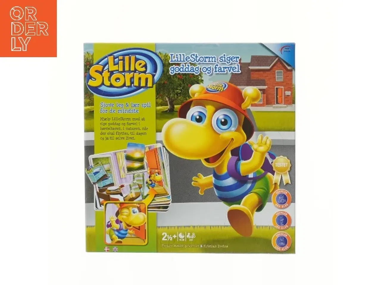 Billede 1 - Lille Storm siger goddag og farvel spil (str. 5x28x28 cm)