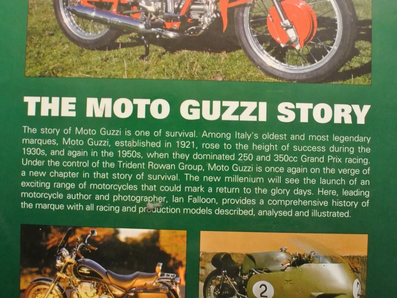 Billede 3 - the moto guzzi story by ian falloon