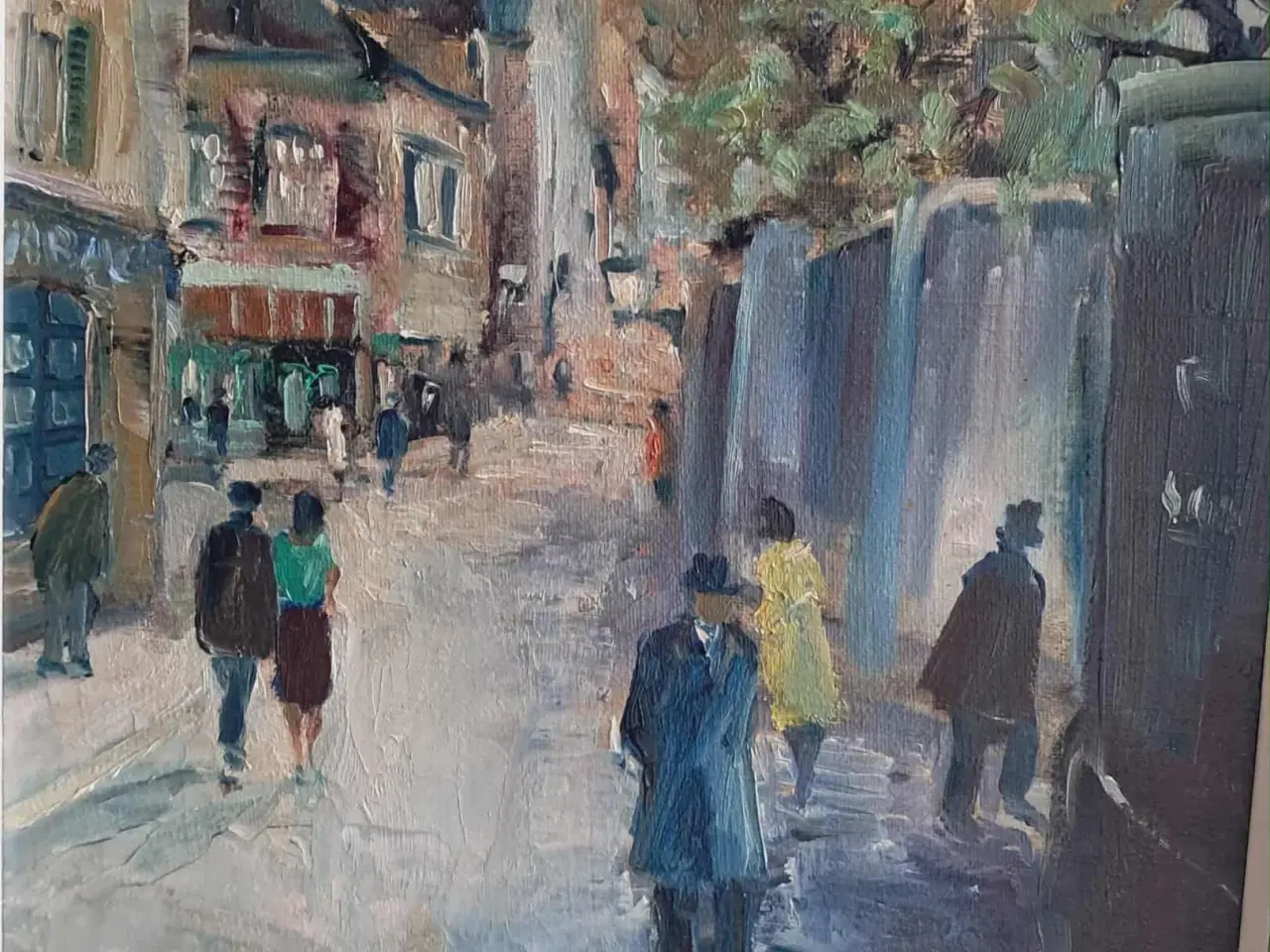 Billede 7 - Flot Poul Kastrup (1920-1987) maleri fra Paris