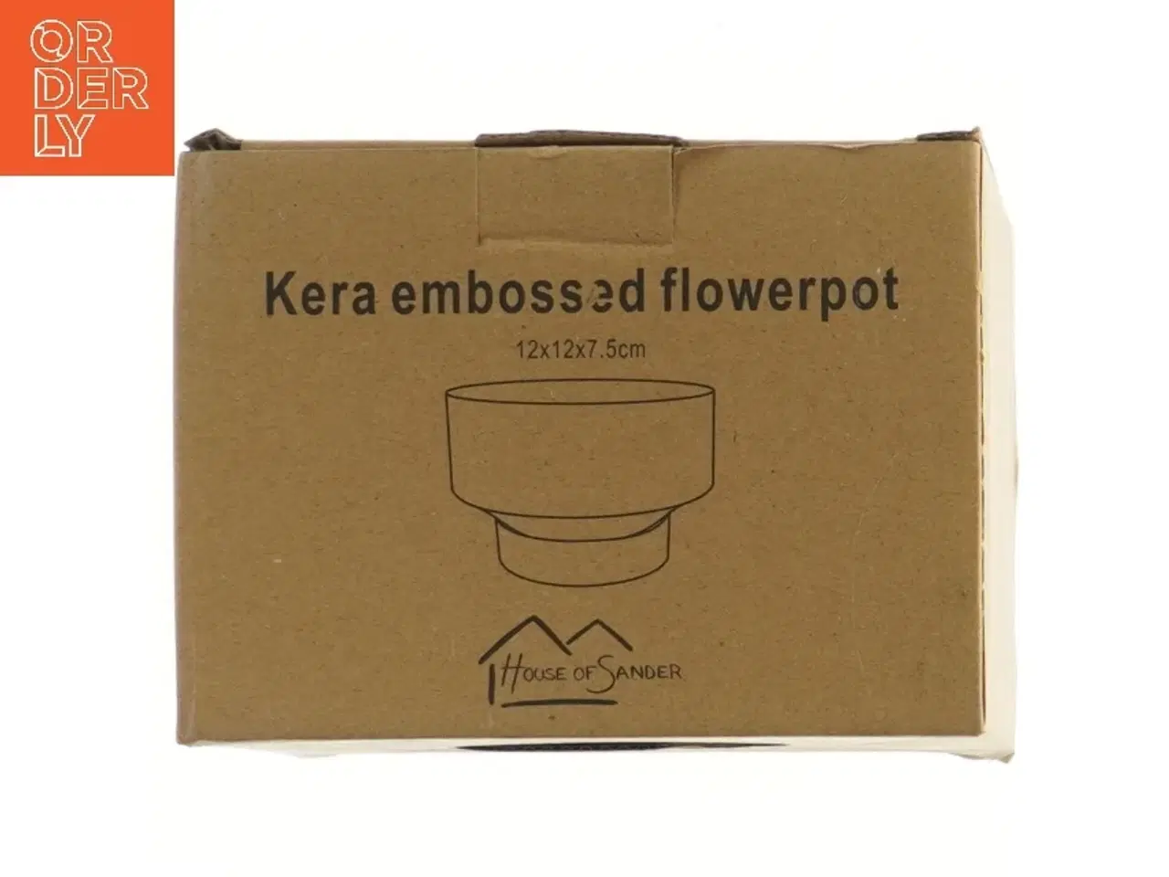 Billede 1 - Keramisk blomsterpotte fra House Of Sander (str. 12x12x7,5 cm)