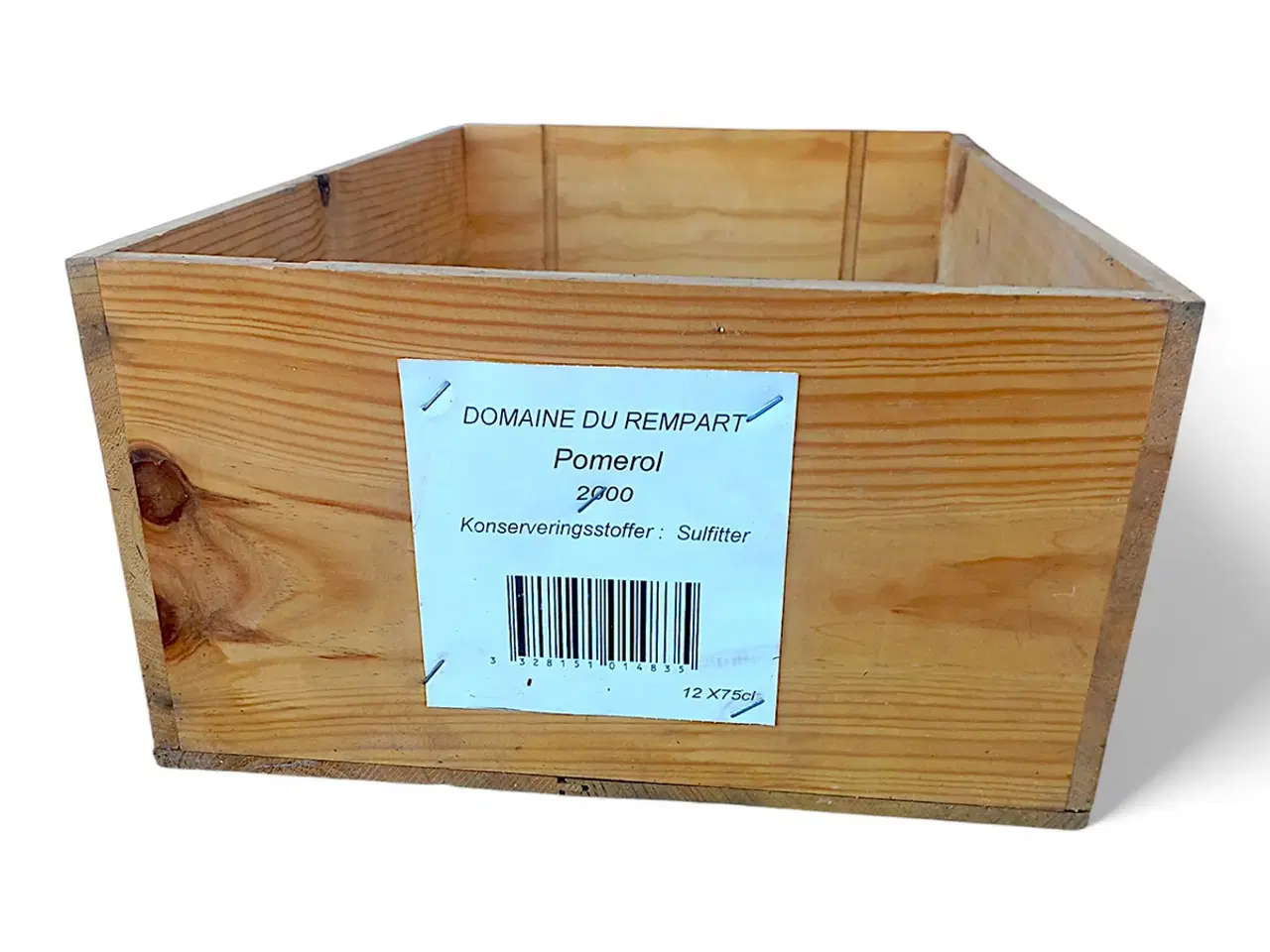 Billede 5 - Original fransk Pomerol vinkasse i træ