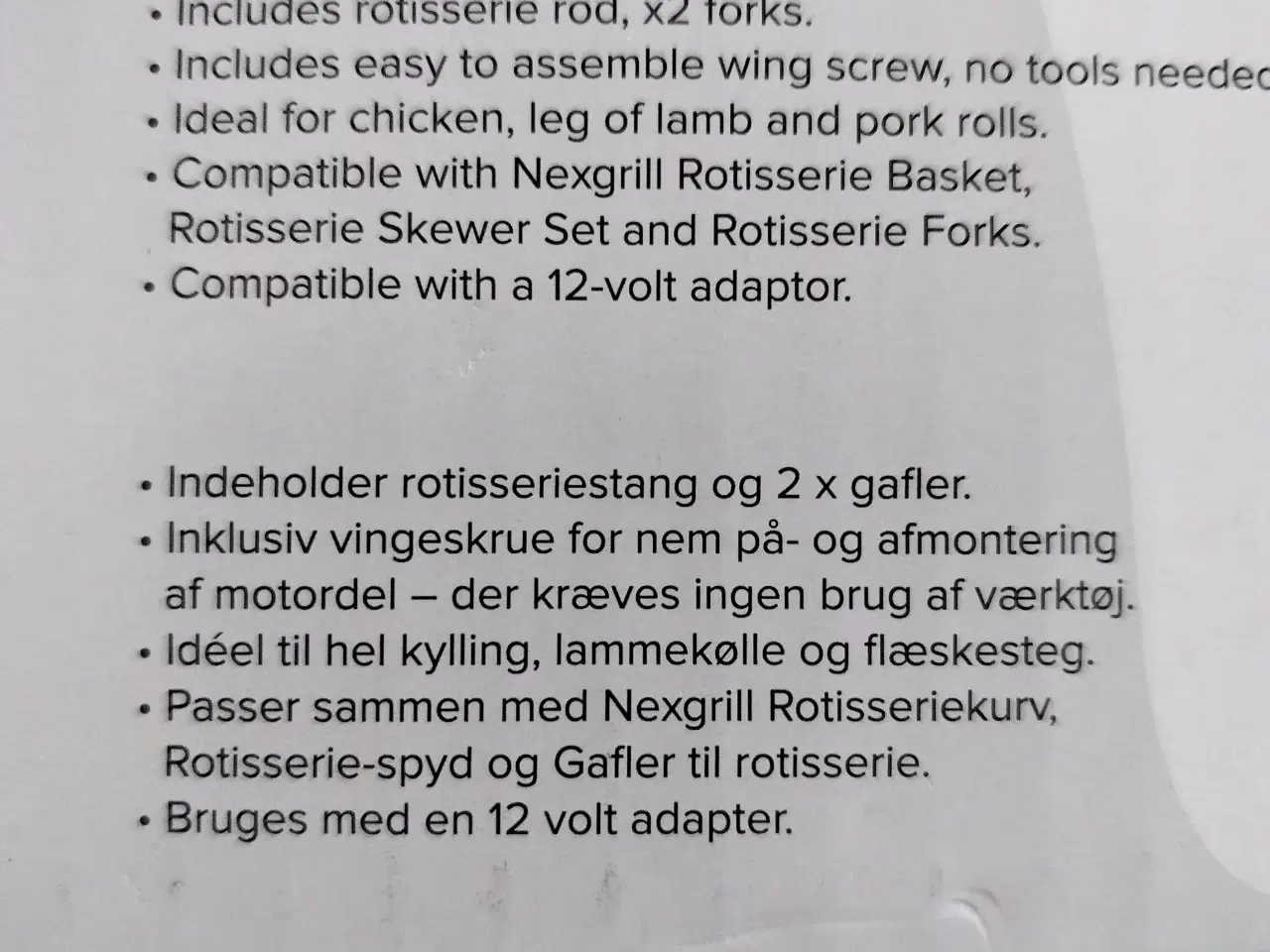 Billede 4 - Rotisserie kit nexgrill 