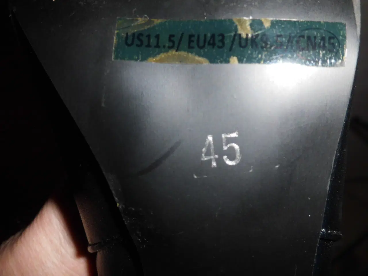 Billede 3 - Støvler med hæl i imiteret skind