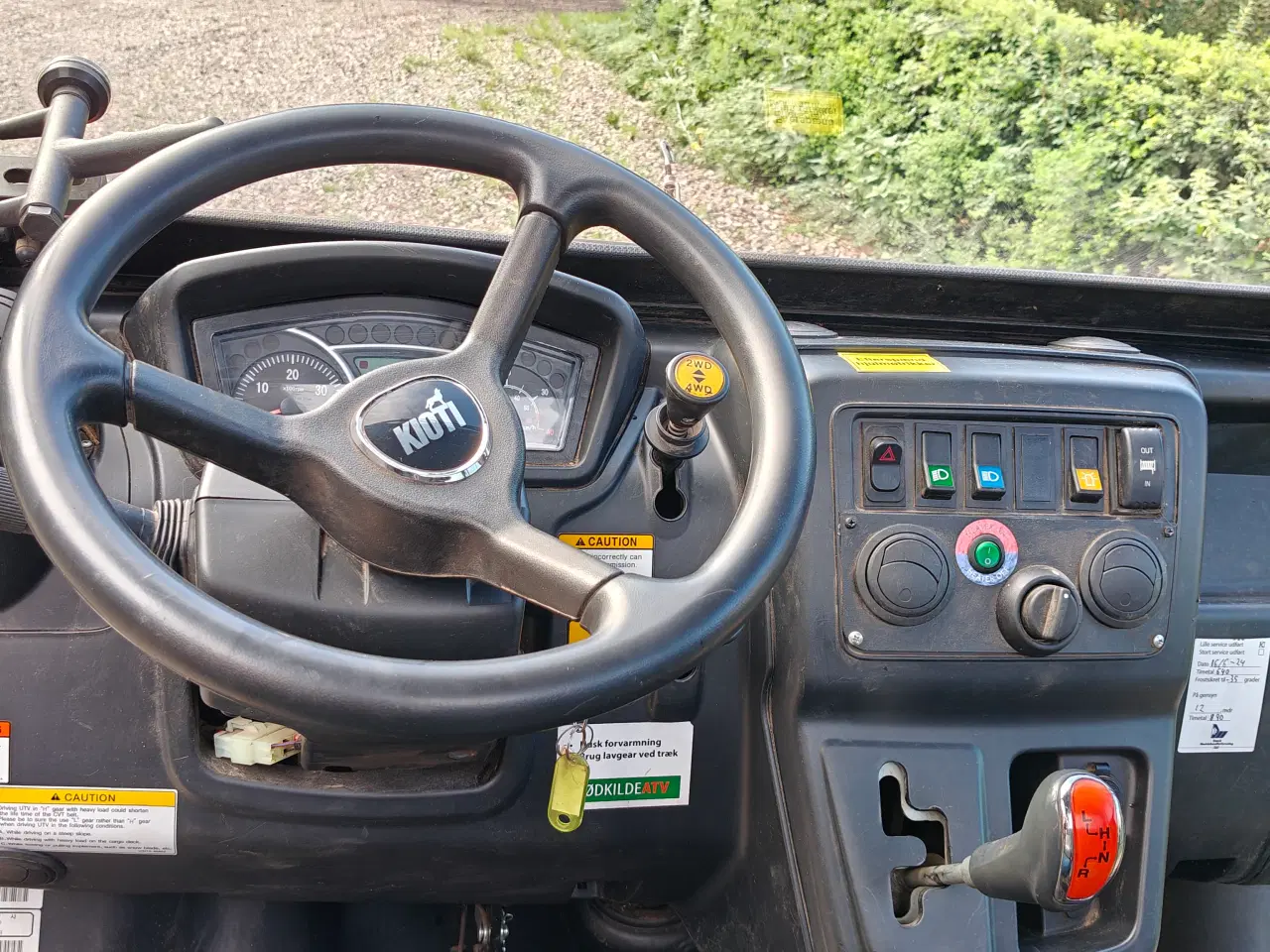 Billede 5 - Kioti K9 2400 4x4 diesel UTV sælges.
