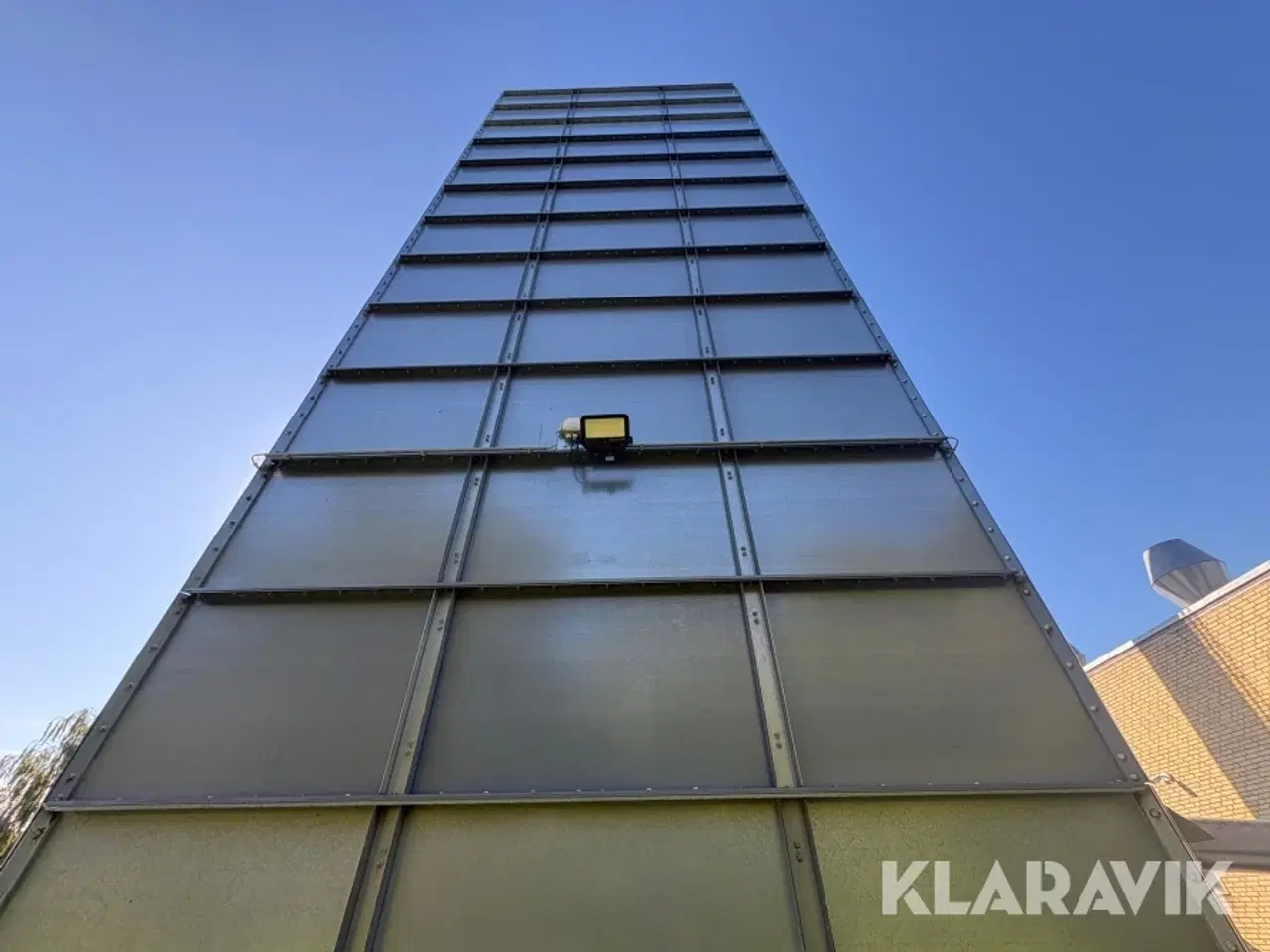 Billede 8 - Udendørssilo BM 300 galvaniseret med fyldebeholder og vægt MU-300