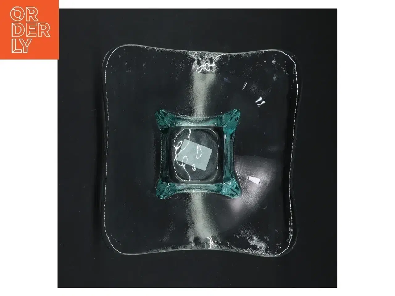 Billede 3 - Glas skål, kvadratisk (str. Ø 19 cm)