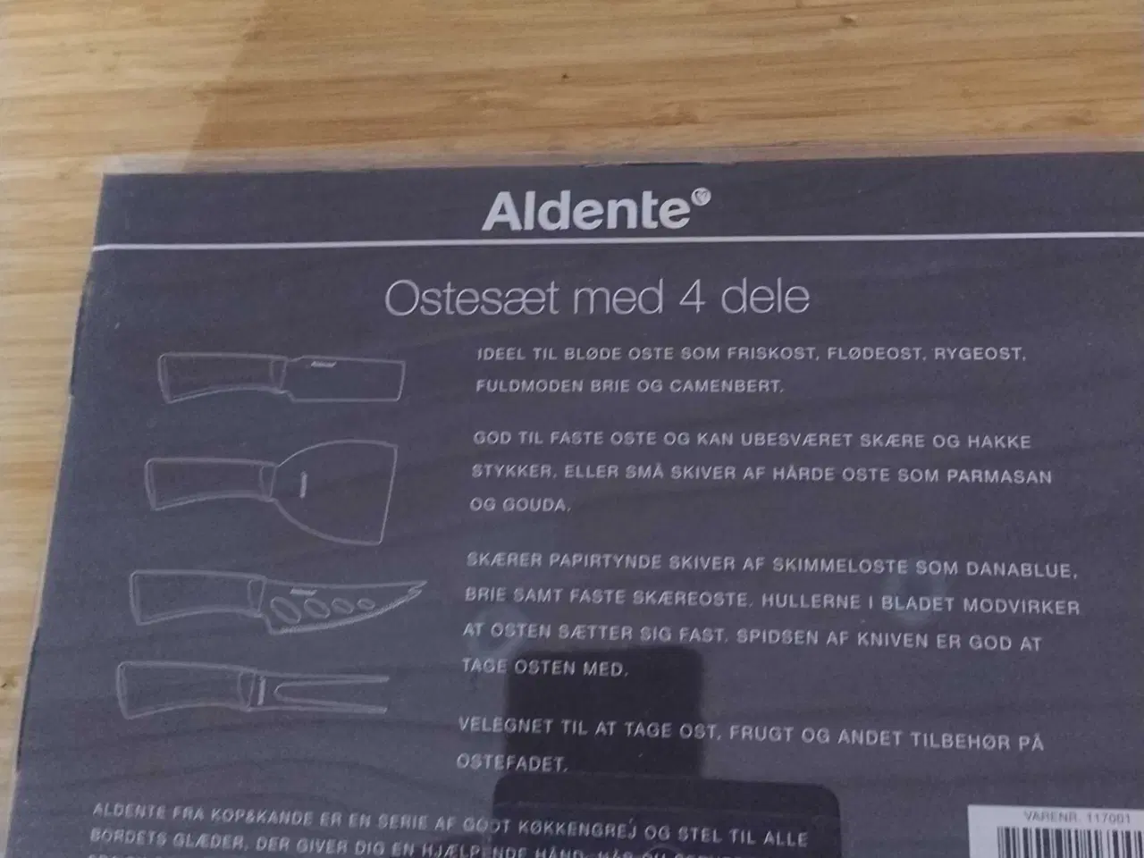 Billede 5 - Oste skærer sæt - rustfrit stål 