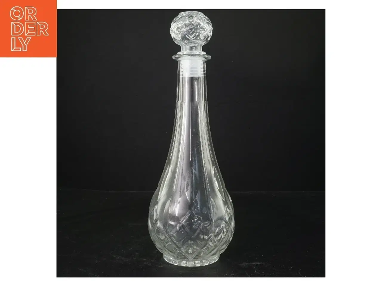 Billede 1 - Glas karaffel med låg (str. 32x11 cm)