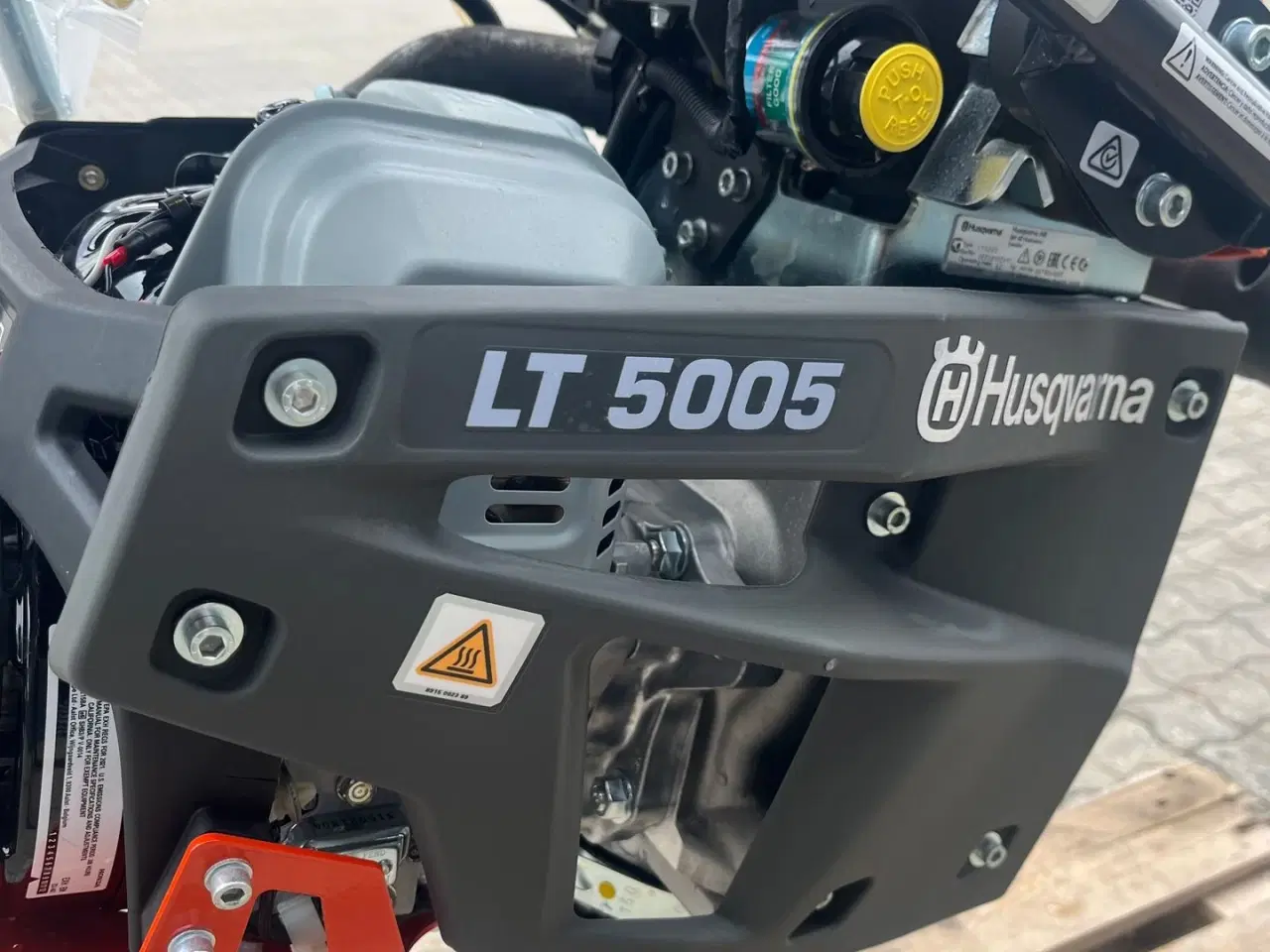 Billede 10 - Husqvarna LT5005 NY jordloppe Klar til brug
